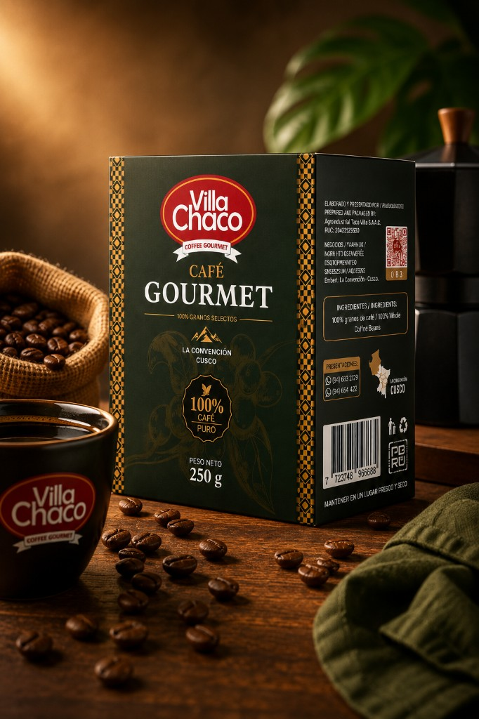 Café Gourmet en Grano 100% Puro 250 g — Caja